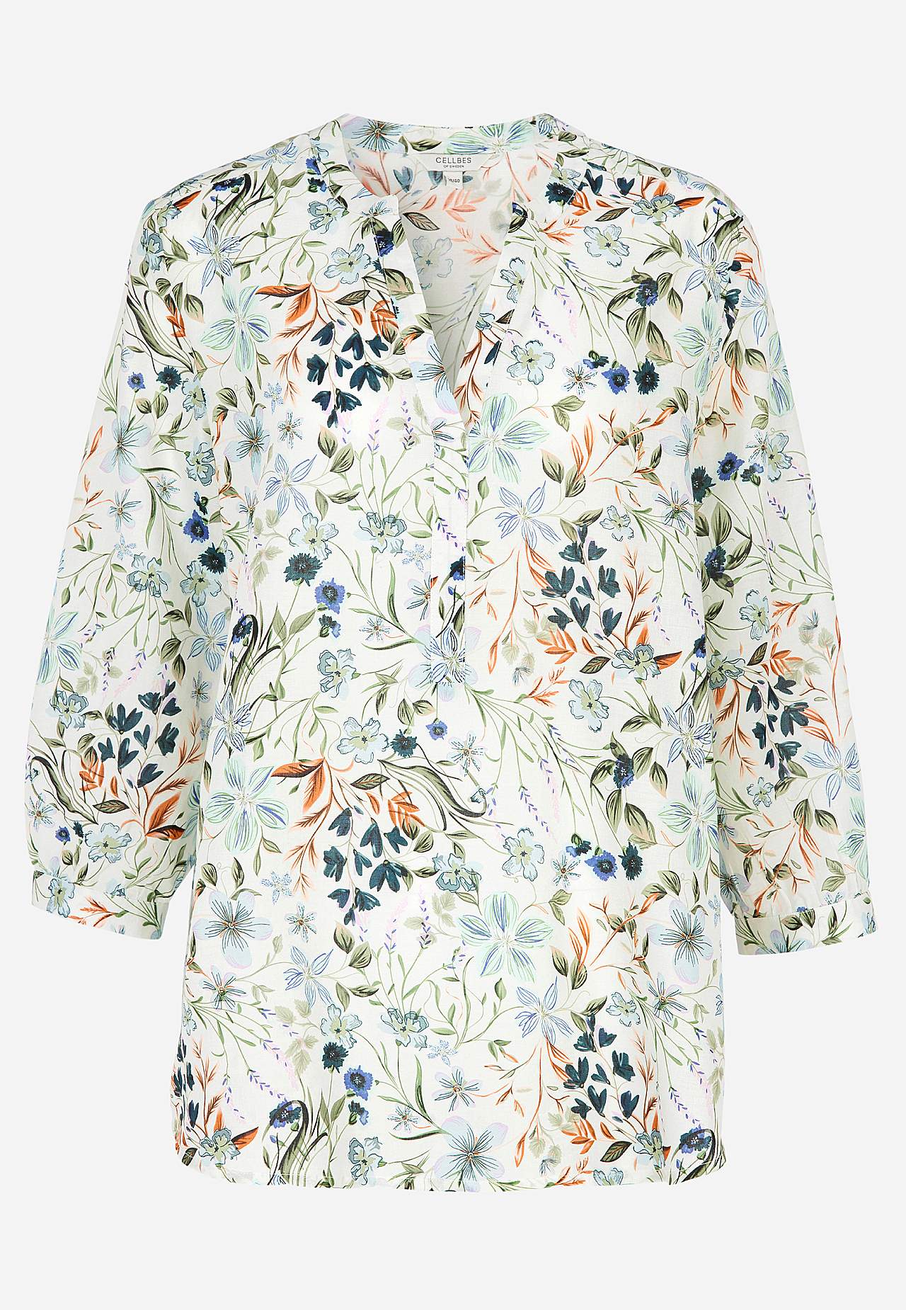 Tkaná tunika s květinovým vzorem