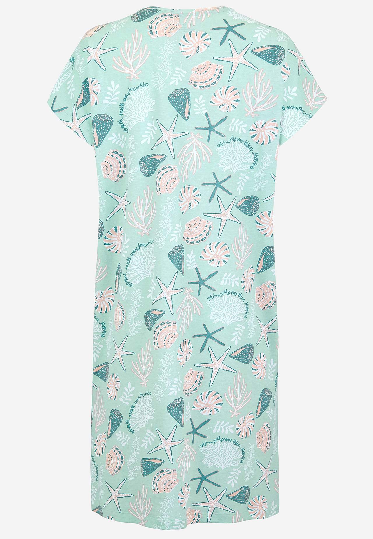 Noční košilka s krátkým rukávem