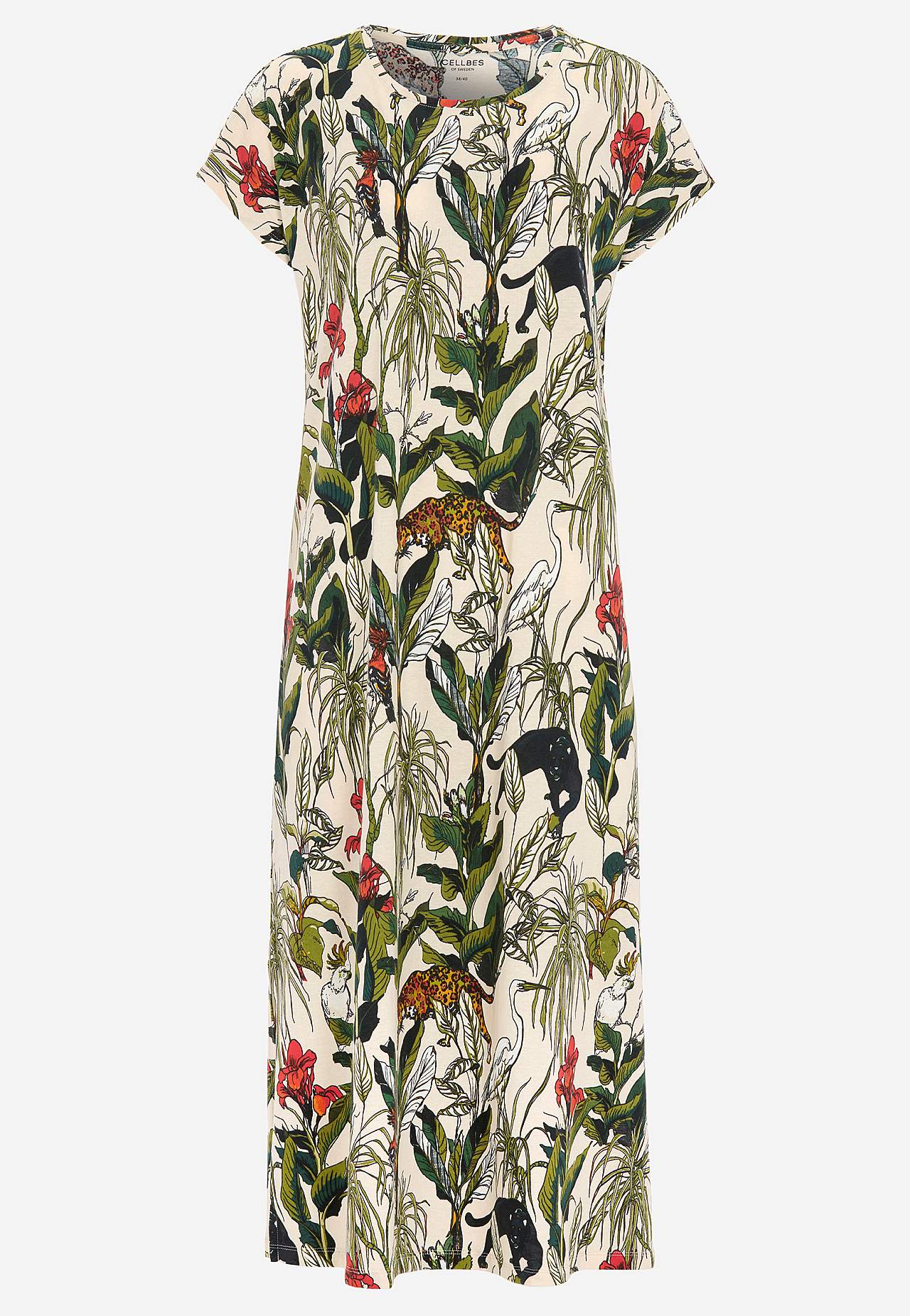 Noční košilka s krátkými rukávy