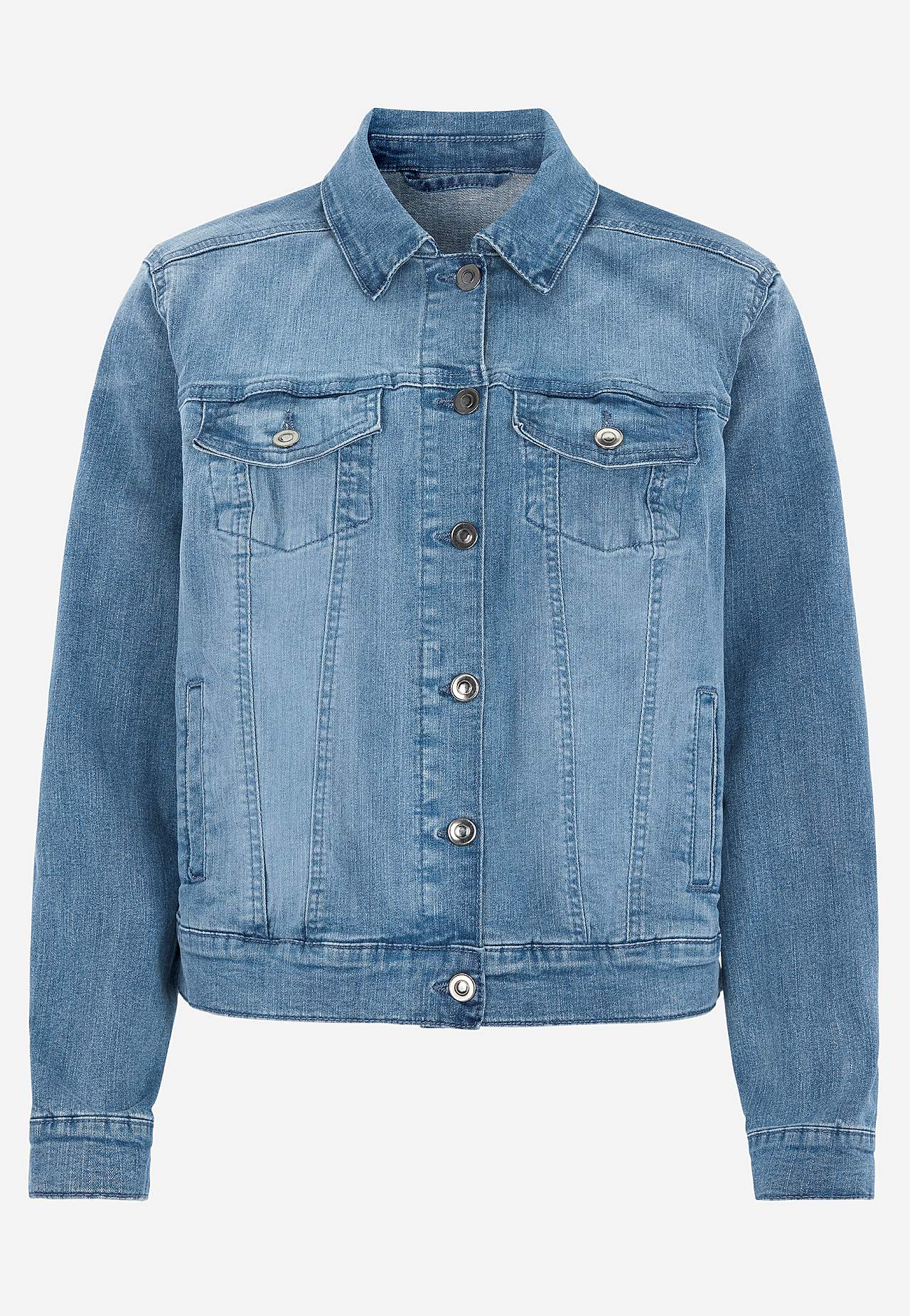 Roztažitelná džínová bunda