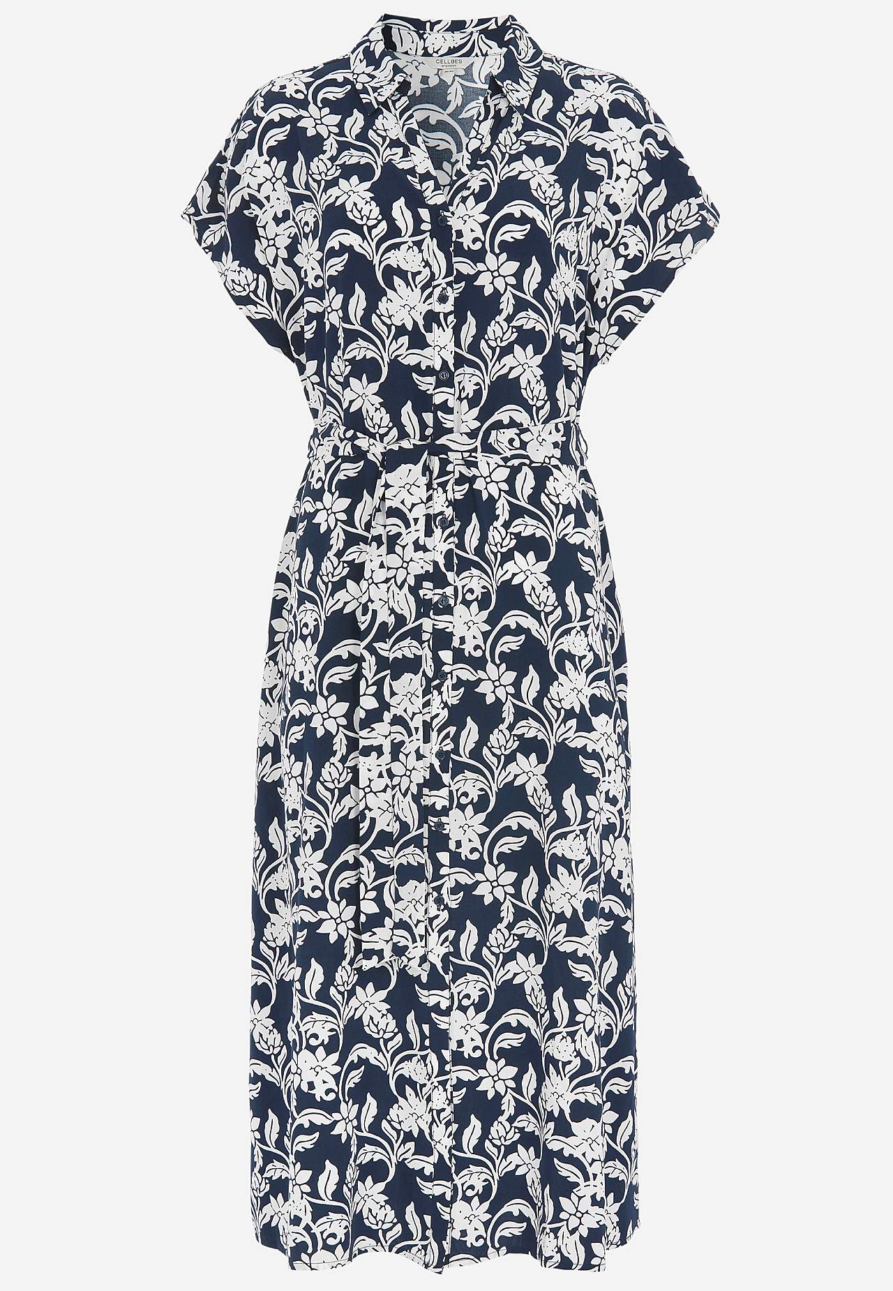 Košilové šaty s kapsami