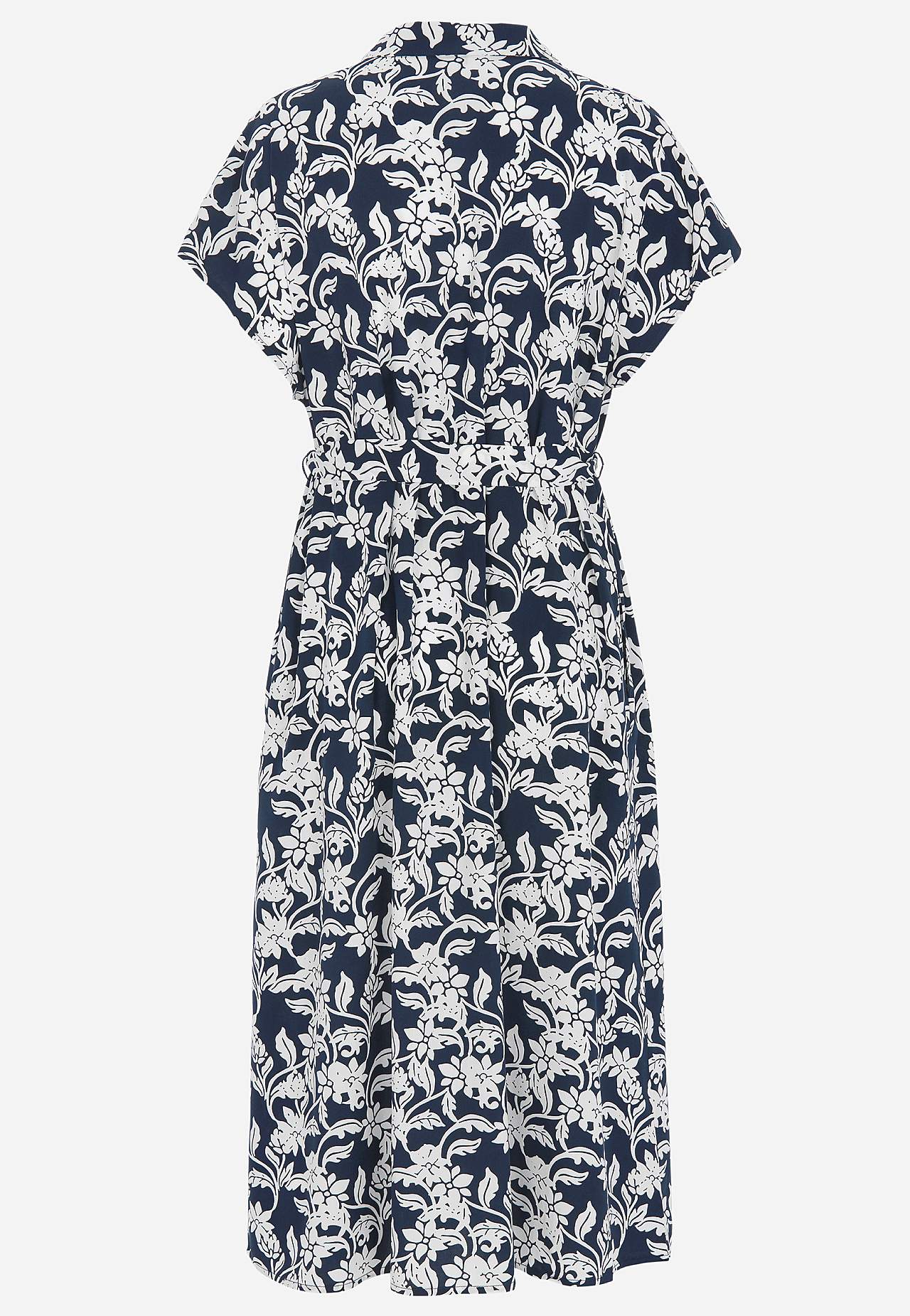 Košilové šaty s kapsami