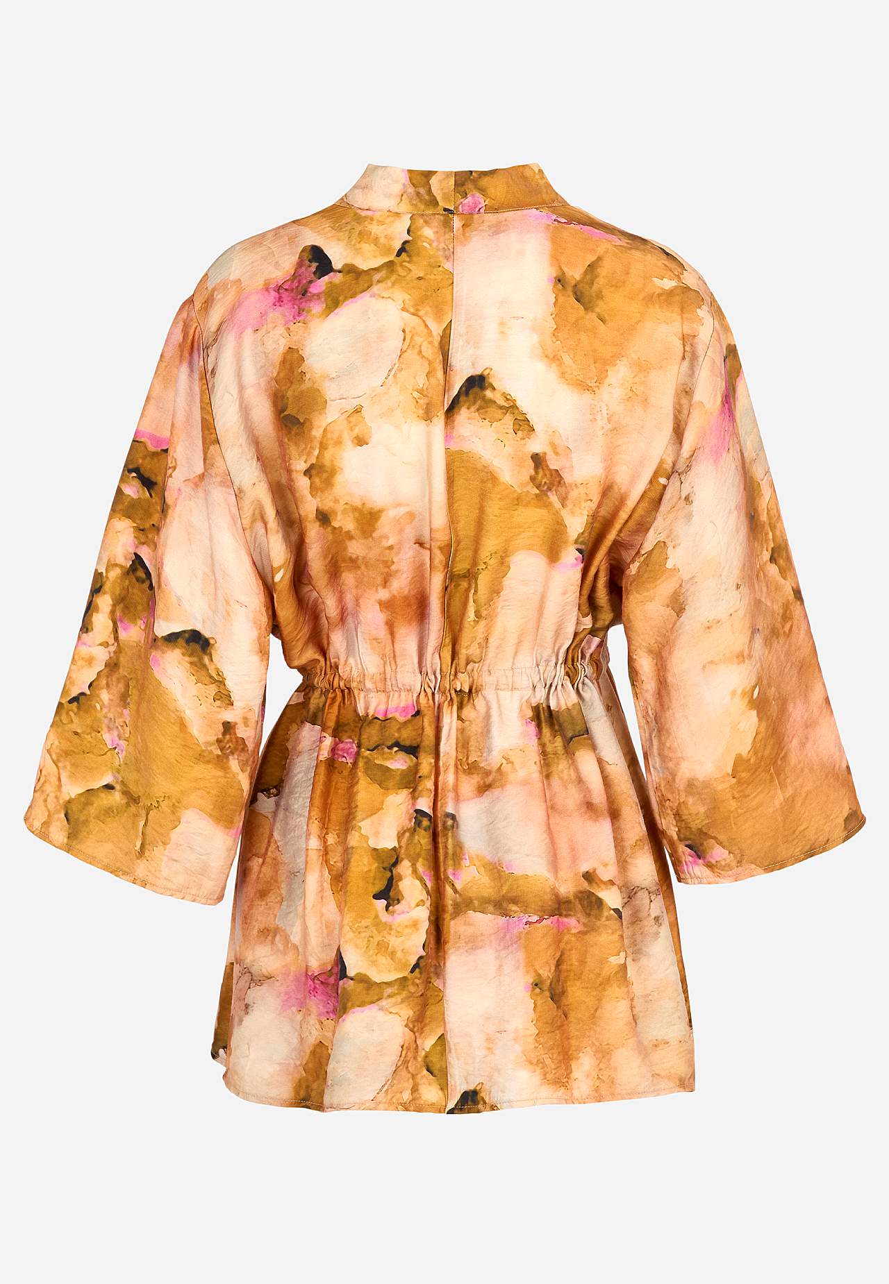 Vzorovaná a pružná kimonová bunda