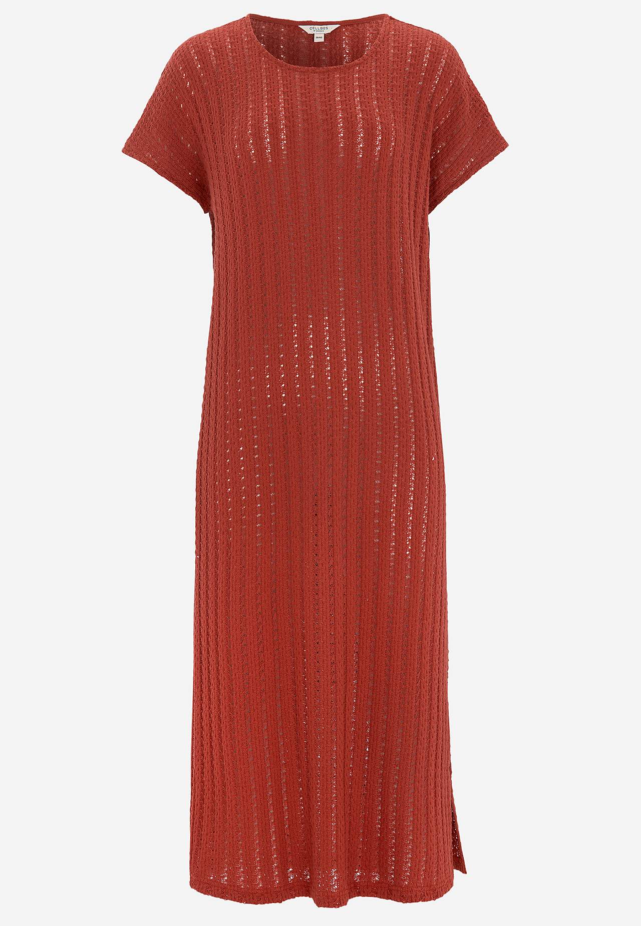 Žerzejové šaty s propracovaným vzorem