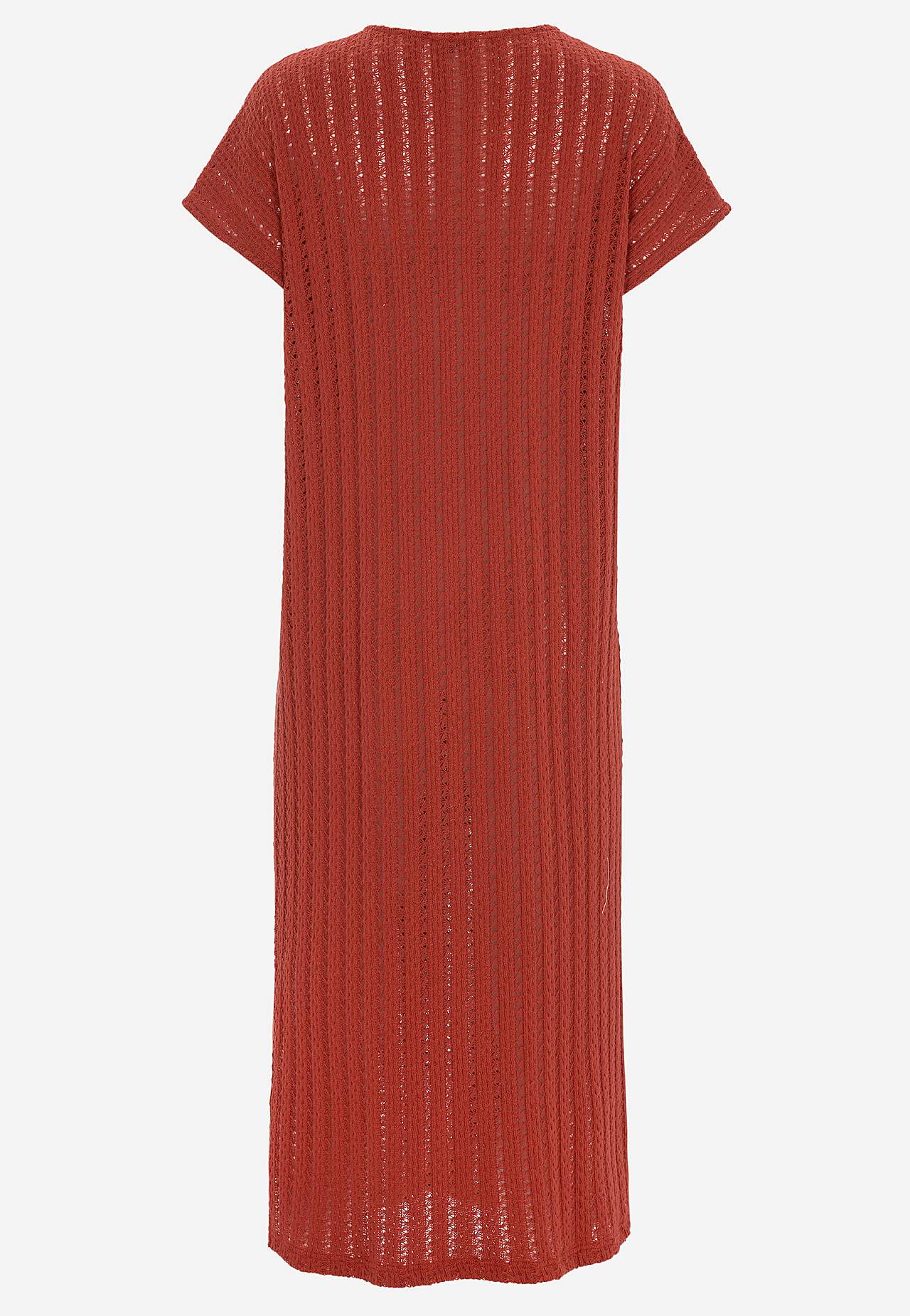 Žerzejové šaty s propracovaným vzorem