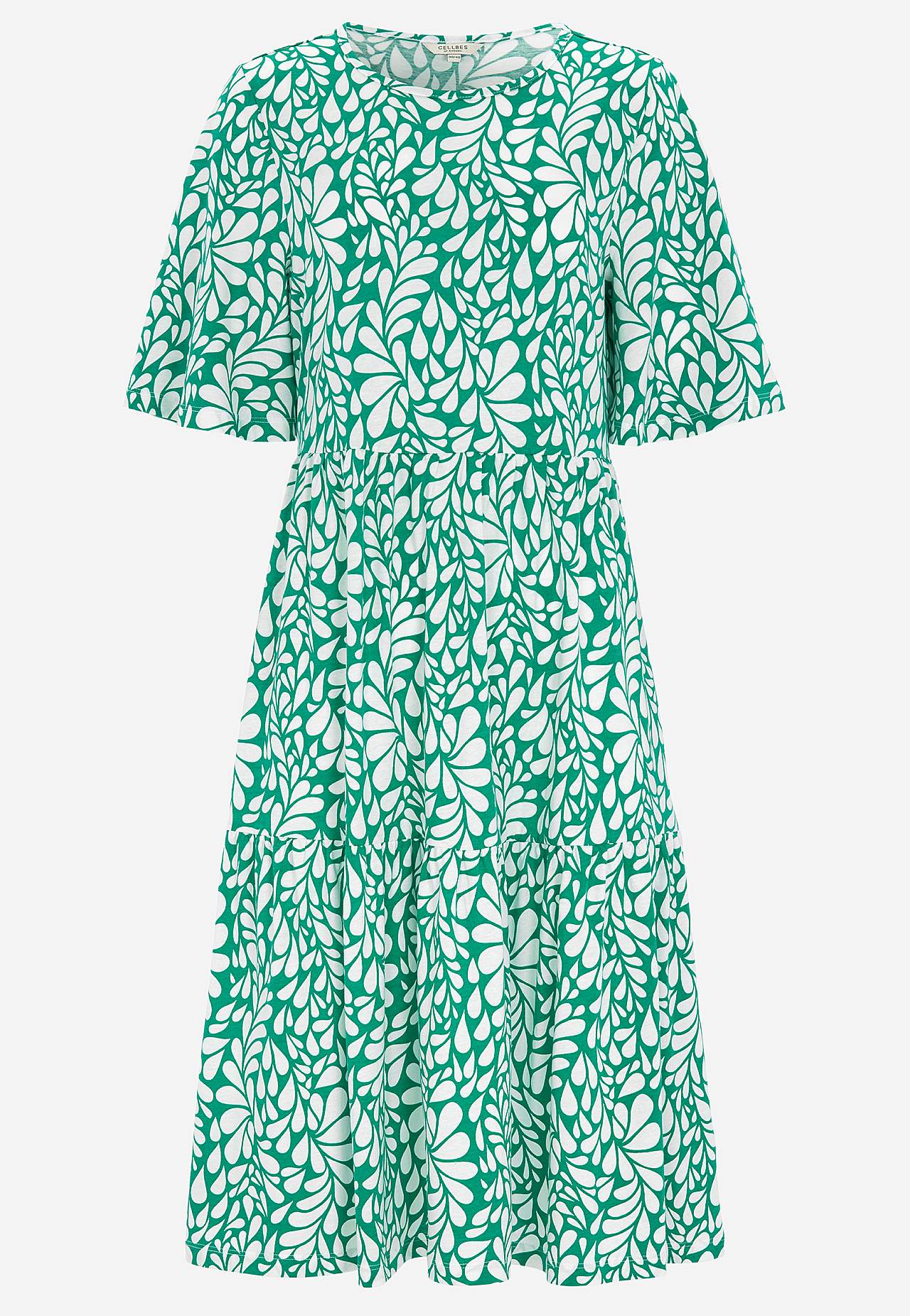 Žerzejové šaty s volánem