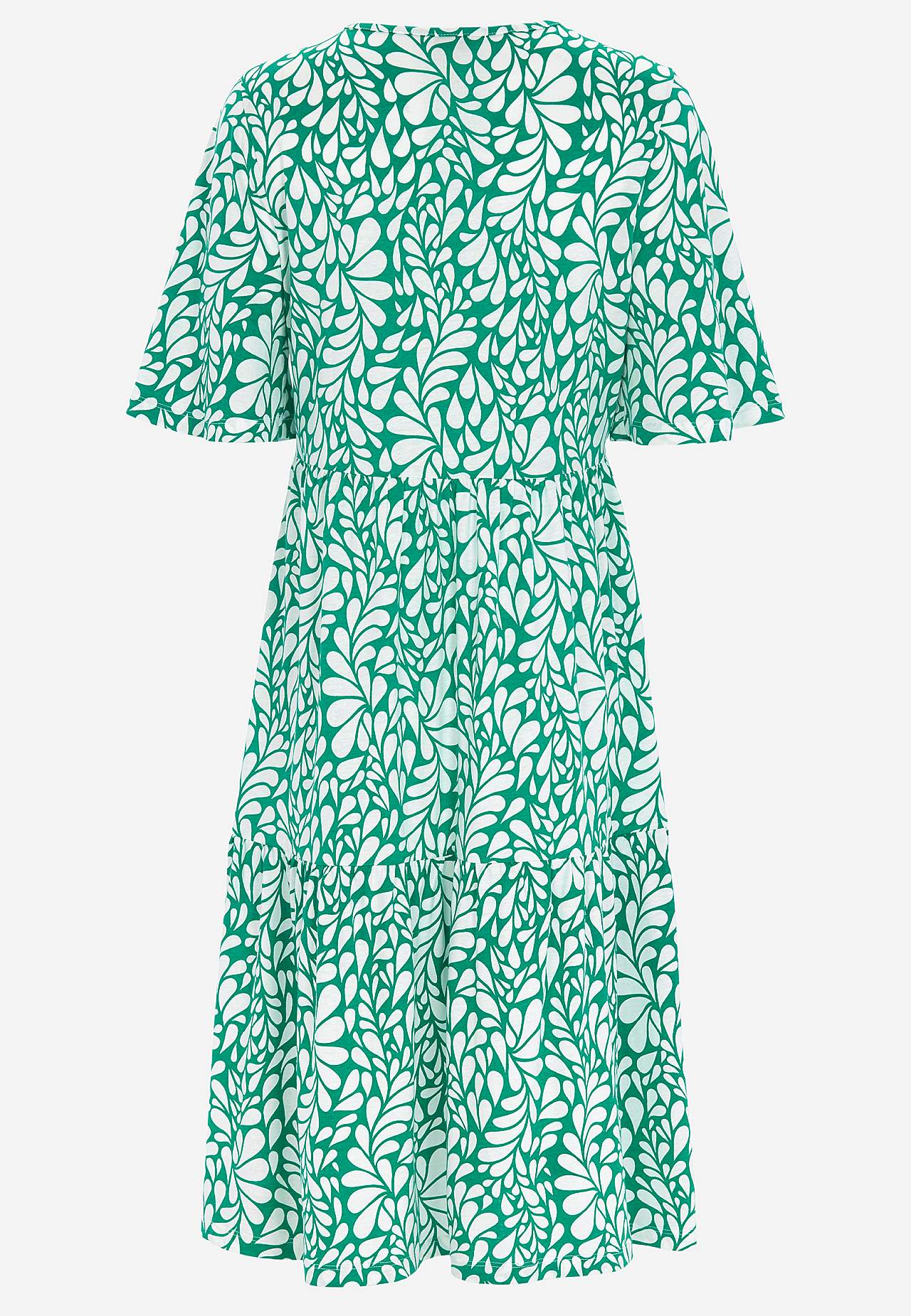 Žerzejové šaty s volánem