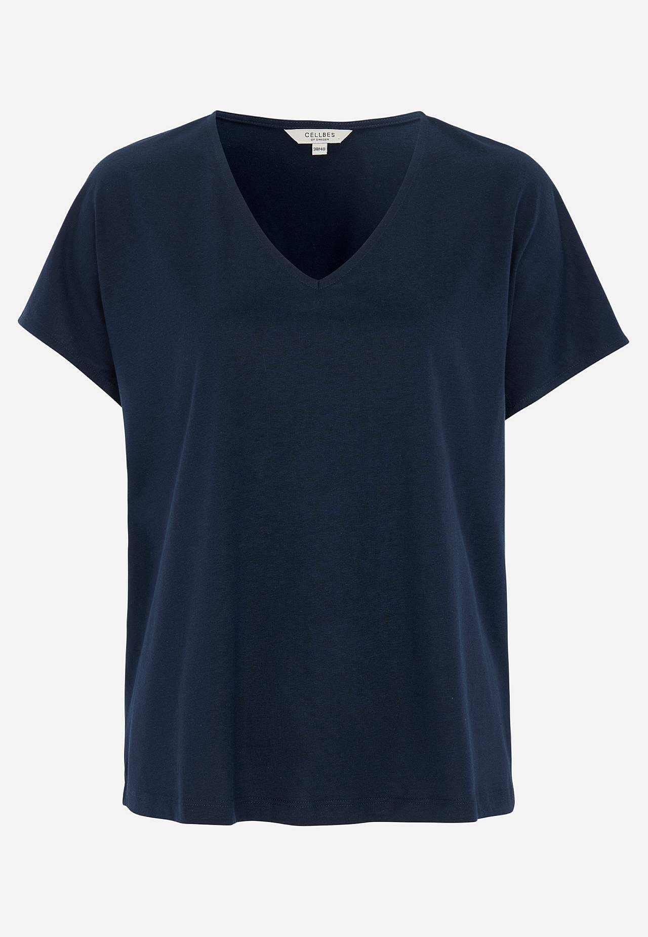 Žerzejový top s krátkými rukávy