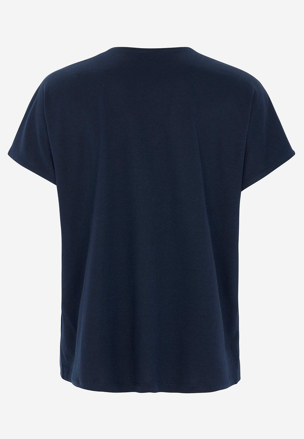 Žerzejový top s krátkými rukávy