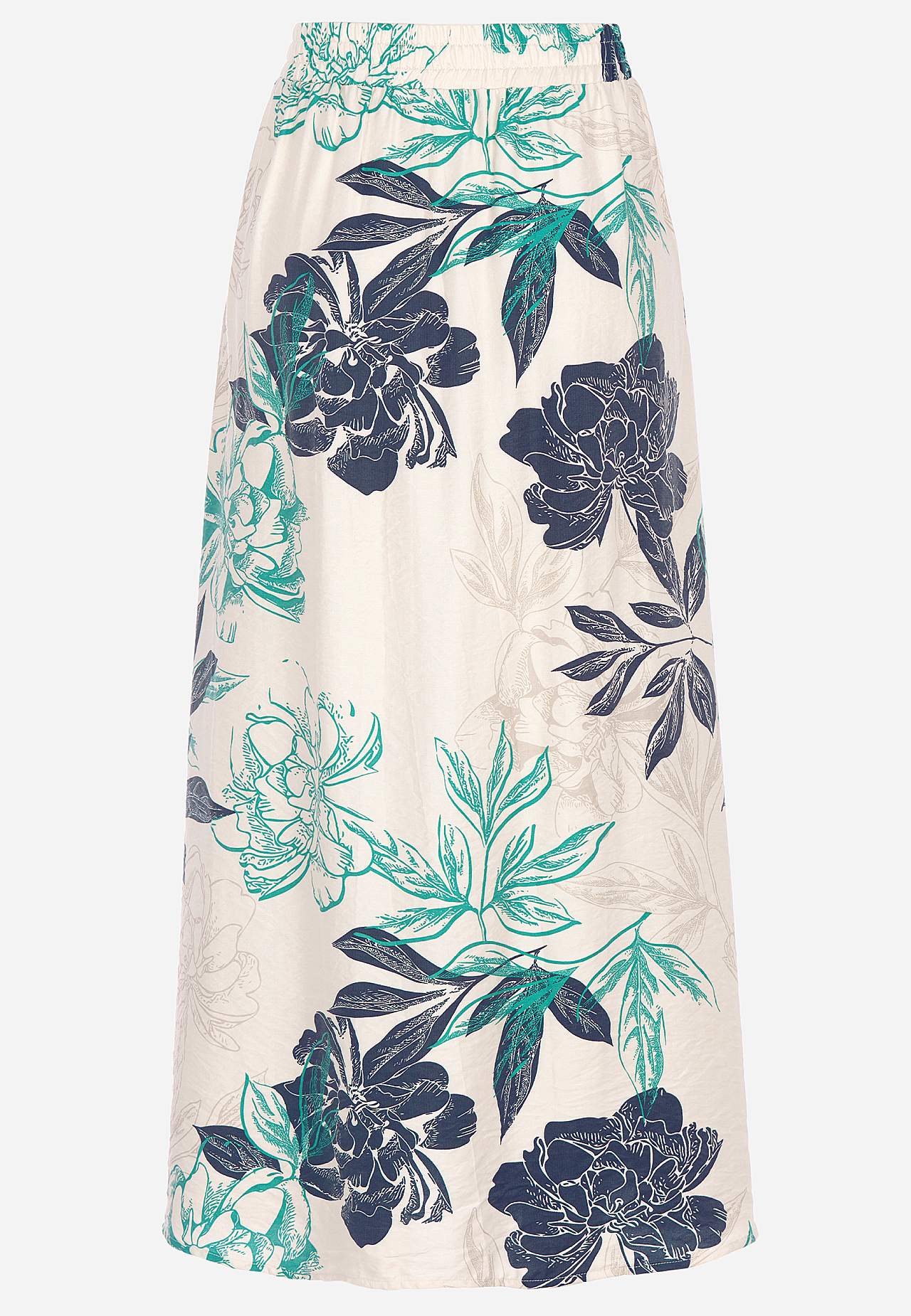 Květinová sukně s kapsami