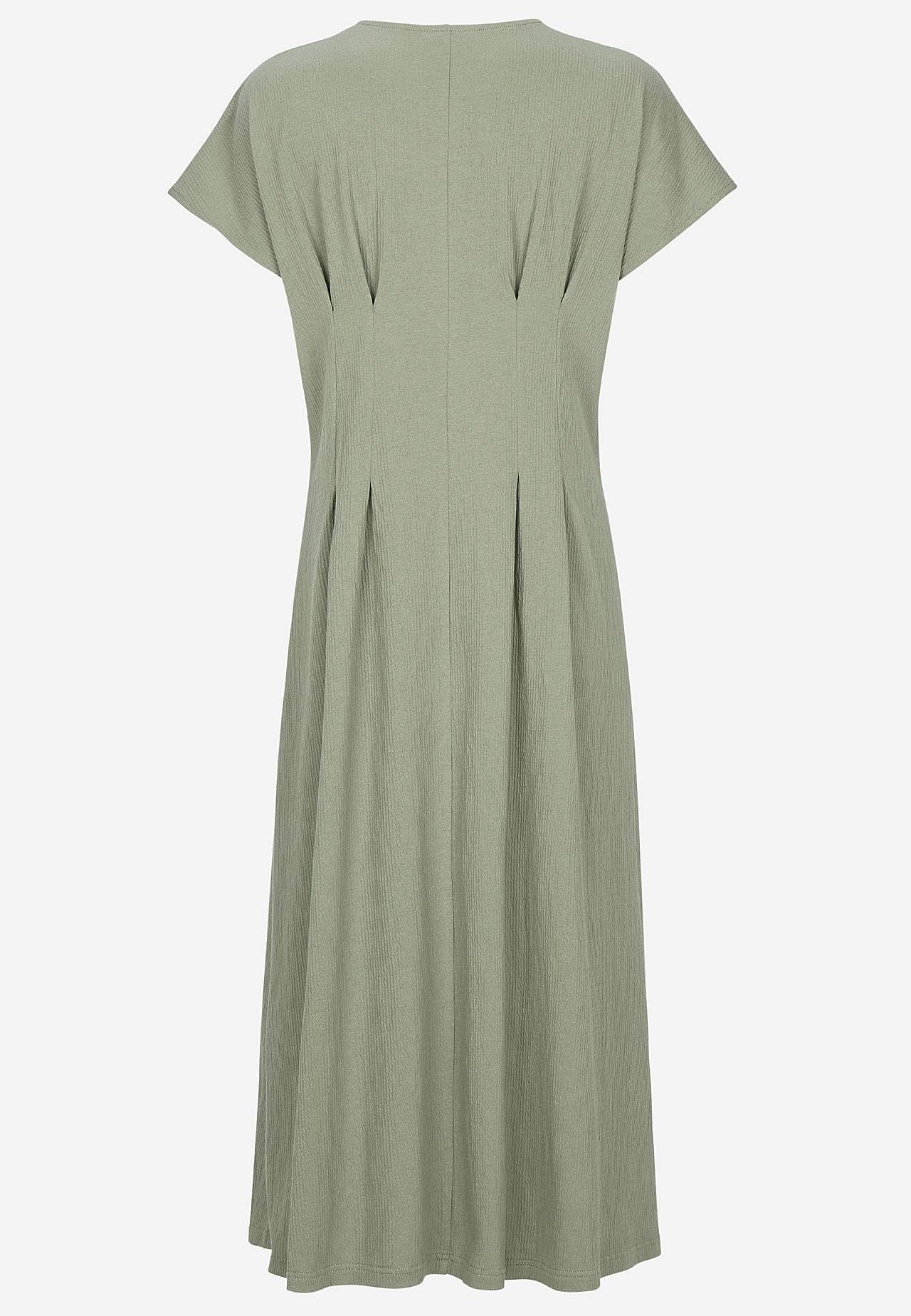 Šaty ze zvrásněné bavlněné žerzeje
