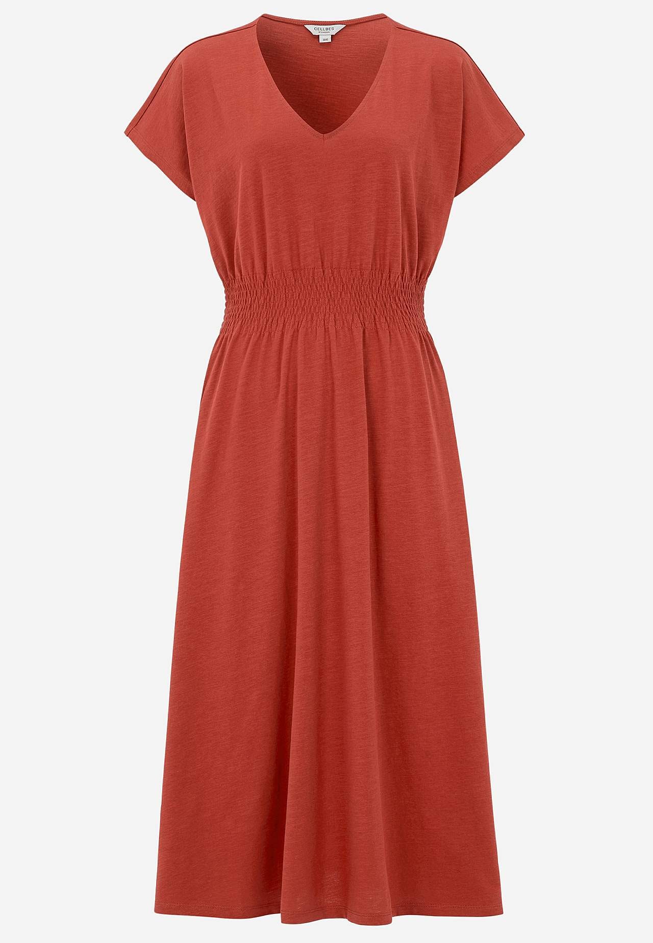 Žerzejové šaty s nabíráním